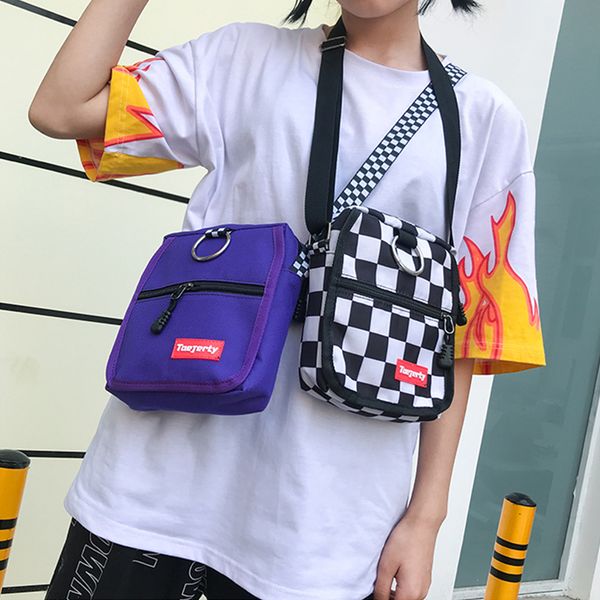 harajuku fun new letter fashion shoulder bag plaid loose large size casual female hip hop messenger bag korea canvas phone
harajuku fun new letter fashion shoulder bag plaid loose large size casual female hip hop messenger bag korea canvas phone