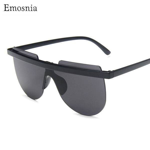 emosnia 2020 women new fashion oversized rimless sunglasses retro vintage cool one piece sun glasses street snap eyewear uv400, White;black
emosnia 2020 women new fashion oversized rimless sunglasses retro vintage cool one piece sun glasses street snap eyewear uv400, White;black
