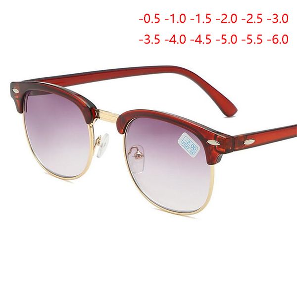 men's sun glasses for myopia women's eyeglasses grey gradient lens spectacles men eyeglass frame anti uv400 -0.5 -1.0 to -6.0, White;black
men's sun glasses for myopia women's eyeglasses grey gradient lens spectacles men eyeglass frame anti uv400 -0.5 -1.0 to -6.0, White;black