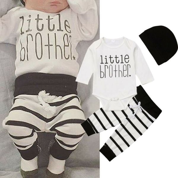 clothing sets born baby boy bodysuit+long pants striped outfits autumn set casual clothes, White
clothing sets born baby boy bodysuit+long pants striped outfits autumn set casual clothes, White