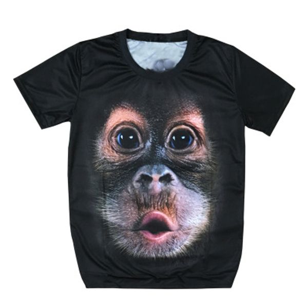 summer men's clothing o-neck short sleeve animal t-shirt monkey/lion 3d digital printed t shirt homme large size, White;black
summer men's clothing o-neck short sleeve animal t-shirt monkey/lion 3d digital printed t shirt homme large size, White;black