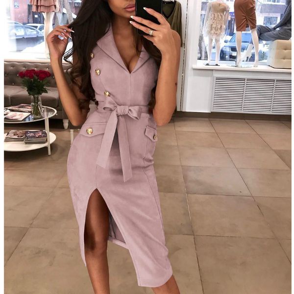 women elegant streetwear bodycon sleeveless dress formal evening party office ladies autumn dress 2019 new arrivals, Black;gray
women elegant streetwear bodycon sleeveless dress formal evening party office ladies autumn dress 2019 new arrivals, Black;gray