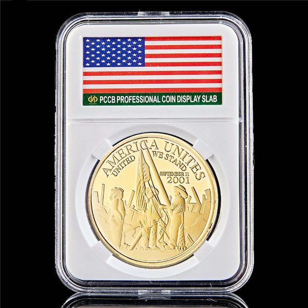 2001.9.11 remember attacks statue of liberty craft us heroes goodness metal coin value gold plated badge w/pccb box
2001.9.11 remember attacks statue of liberty craft us heroes goodness metal coin value gold plated badge w/pccb box