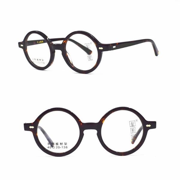 vintage 40 42mm small round tortoise eyeglass frames full rim acetate glasses myopia rx able, Black
vintage 40 42mm small round tortoise eyeglass frames full rim acetate glasses myopia rx able, Black