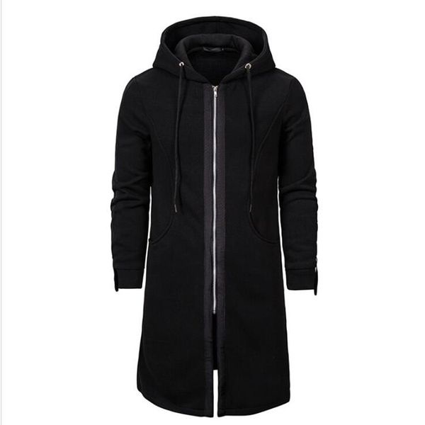men assassin's creed hoodies dark department streetwear long loose coat with hat casual hooded cardigan fleece hoodie, Black
men assassin's creed hoodies dark department streetwear long loose coat with hat casual hooded cardigan fleece hoodie, Black