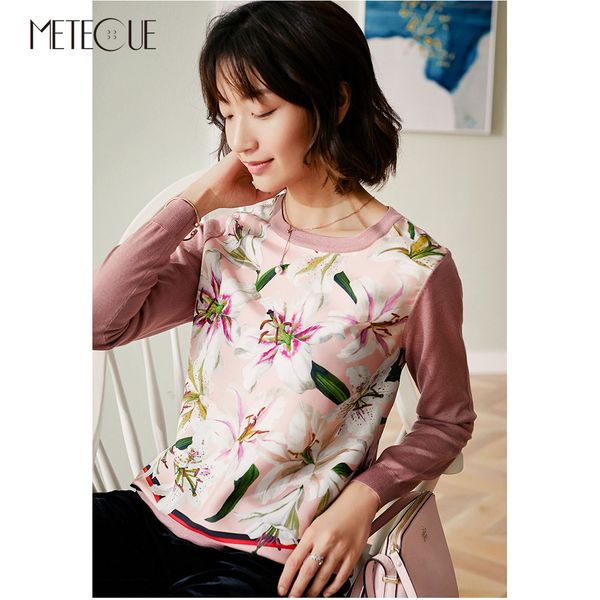 silk wool patched women sweaters 2019 fall winter fashion floral printed long sleeve women pullover 2019 pre fall, White;black
silk wool patched women sweaters 2019 fall winter fashion floral printed long sleeve women pullover 2019 pre fall, White;black