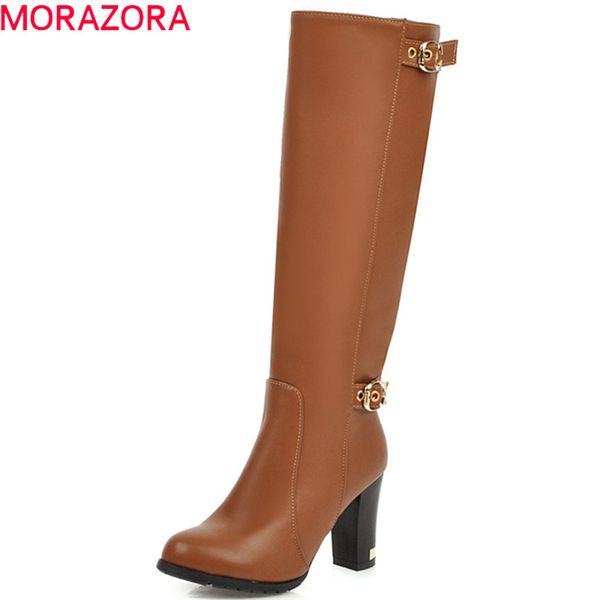 morazora 2020 new arrival dress party shoes women knee high boots buckle high heels shoes autumn winter boots female big size 43, Black
morazora 2020 new arrival dress party shoes women knee high boots buckle high heels shoes autumn winter boots female big size 43, Black