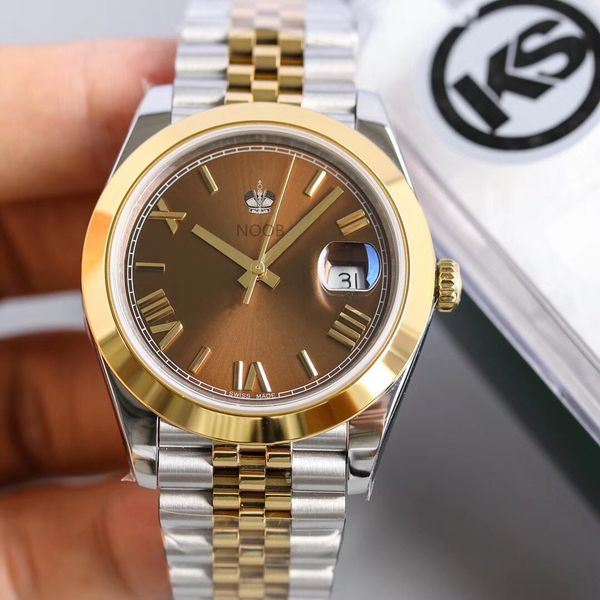 ks 40mm smooth watchcase designer watches 2836 automatic mechanical movement 316l fine steel watchband world standard time gmt, Slivery;brown
ks 40mm smooth watchcase designer watches 2836 automatic mechanical movement 316l fine steel watchband world standard time gmt, Slivery;brown