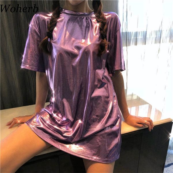woherb 2019 summer harajuku t shirt women korean clothes vintage laser tees streetwear ladies long shirts 21047, White
woherb 2019 summer harajuku t shirt women korean clothes vintage laser tees streetwear ladies long shirts 21047, White