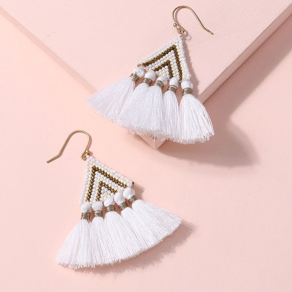 elegance11 trending boho earrings beaded geometric hook earrings for women christmas jewelry gift for girls, Silver
elegance11 trending boho earrings beaded geometric hook earrings for women christmas jewelry gift for girls, Silver