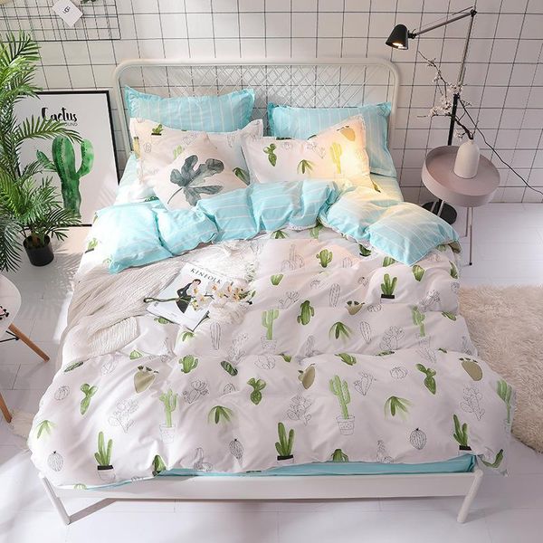 king size luxury bedding sets bedding set butterfly printing bed linings duvet cover bed sheet pillowcases cover set 4pcs/set