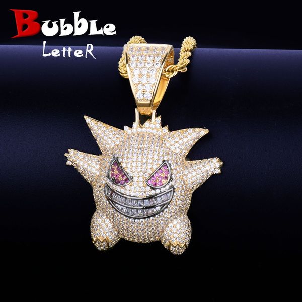 funny ghost cartoon pendant gold silver charm with baguette zircon men's hip hop rock necklace jewelry
funny ghost cartoon pendant gold silver charm with baguette zircon men's hip hop rock necklace jewelry