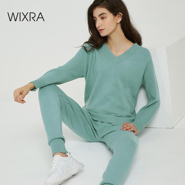 wixra sweater suit and sets casual v neck sweaters +pockets long pants solid two pieces sets 2019 autumn winter, White
wixra sweater suit and sets casual v neck sweaters +pockets long pants solid two pieces sets 2019 autumn winter, White