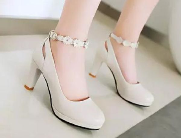 flower women's shoes in spring and autumn high coarse heel round head waterproof table@188, Black
flower women's shoes in spring and autumn high coarse heel round head waterproof table@188, Black