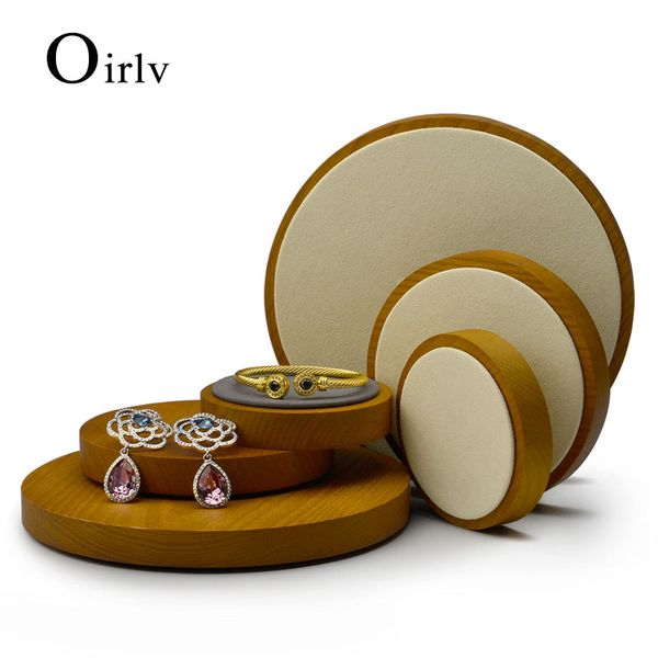 oirlv round solid wood jewelry display stand ring necklace bangle earring holder tray jewelry organizer exhibition showcase, Pink;blue
oirlv round solid wood jewelry display stand ring necklace bangle earring holder tray jewelry organizer exhibition showcase, Pink;blue