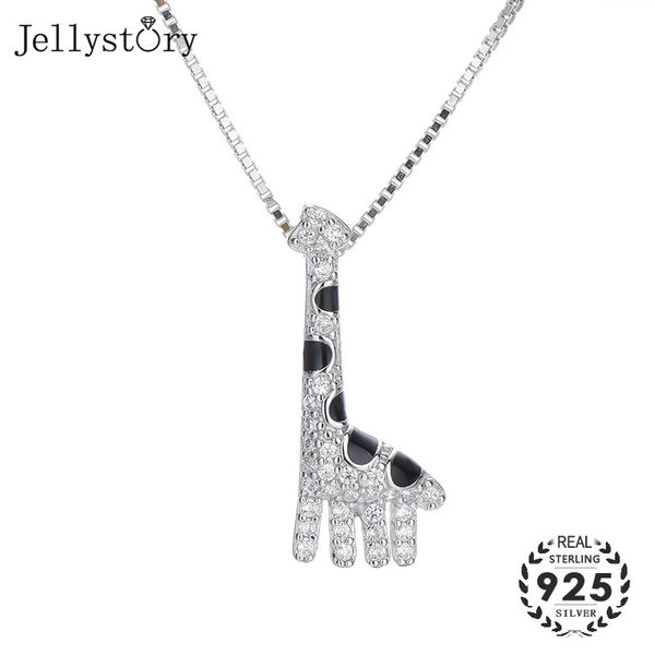 jellystory fashion 925 sterling silver fine jewelry necklace with deer shape zircon pendant for female wedding banquet party
jellystory fashion 925 sterling silver fine jewelry necklace with deer shape zircon pendant for female wedding banquet party