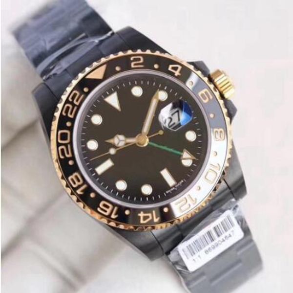 luxury mens sports watch gmt series 116710 black dial ceramic bezel sapphire glass automatic mechanical mens wirstwatch, Slivery;brown
luxury mens sports watch gmt series 116710 black dial ceramic bezel sapphire glass automatic mechanical mens wirstwatch, Slivery;brown