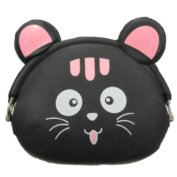 women girls wallet kawaii cute cartoon animal silicone jelly coin bag purse kids gift black cat, Red;black
women girls wallet kawaii cute cartoon animal silicone jelly coin bag purse kids gift black cat, Red;black