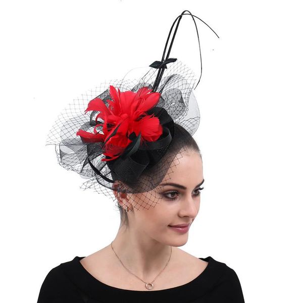 hair accessories banquet personal po bride feather headdress european and american fashion flax mesh handmade hat
hair accessories banquet personal po bride feather headdress european and american fashion flax mesh handmade hat