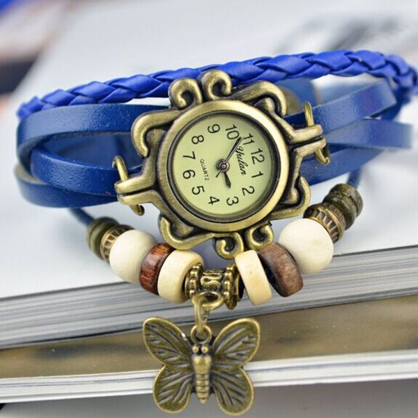 vintage butterfly watch genuine leather hand knit watches bracelet wristwatches alloy pendant women luxury dial dress clock, Slivery;brown
vintage butterfly watch genuine leather hand knit watches bracelet wristwatches alloy pendant women luxury dial dress clock, Slivery;brown