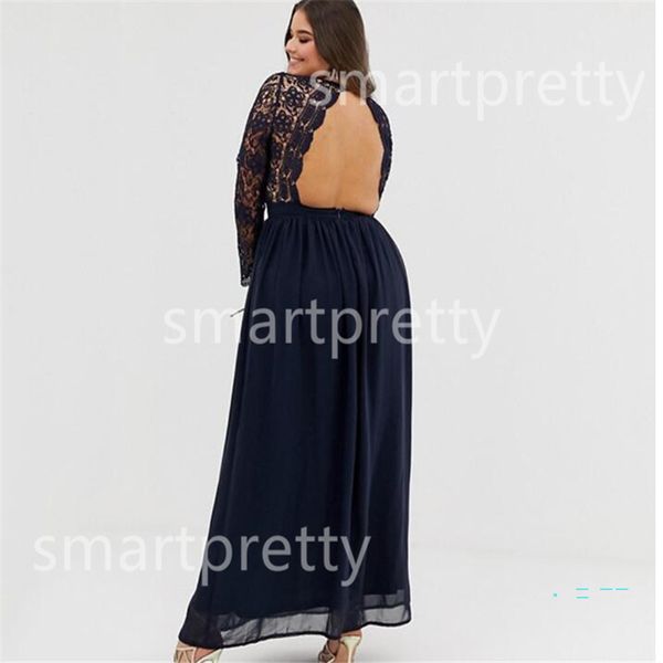 xl-4xl women chiffon lace dress backless ball gown long sleeve low v neck full maxi dresses summer party wedding dinner dress cloth ly319, White;black
xl-4xl women chiffon lace dress backless ball gown long sleeve low v neck full maxi dresses summer party wedding dinner dress cloth ly319, White;black