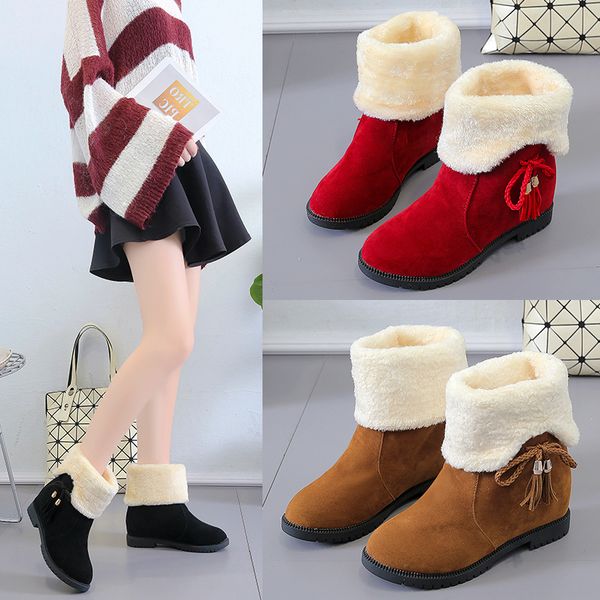 snow suede mid-calf boots women flats winter warm 35-40 boots new fashion suede boots snow women shoes fur plush suede shoes, Black
snow suede mid-calf boots women flats winter warm 35-40 boots new fashion suede boots snow women shoes fur plush suede shoes, Black
