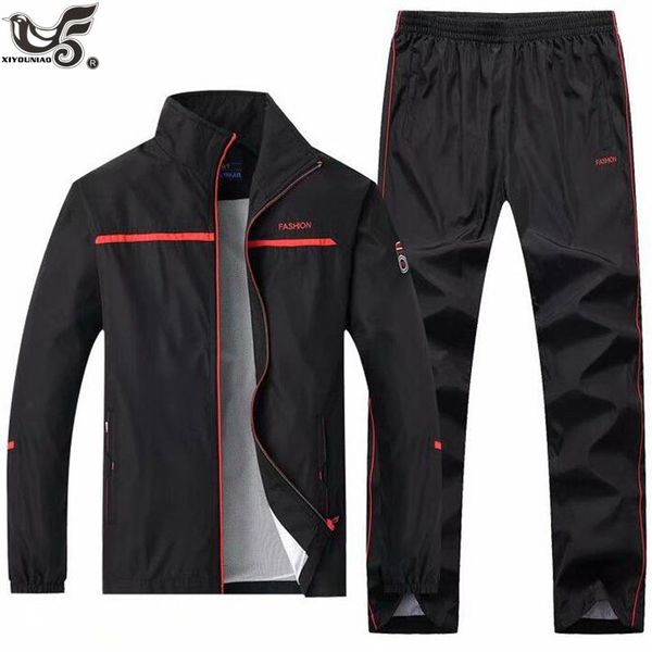 men's casual tracksuit long sleeve full-zip running jogging sporting jacket and pants sets outwear sportswear track suit men, Gray
men's casual tracksuit long sleeve full-zip running jogging sporting jacket and pants sets outwear sportswear track suit men, Gray