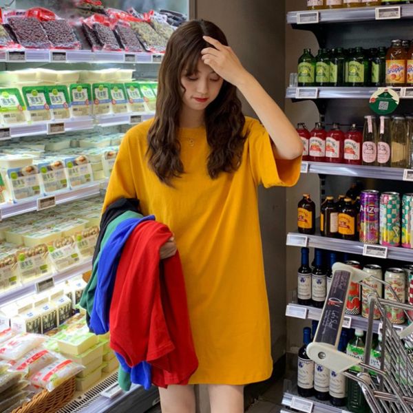 spring and summer girlfriend women's clothing the new korean version loose wild round neck leisure women short sleeve t-shirt, White
spring and summer girlfriend women's clothing the new korean version loose wild round neck leisure women short sleeve t-shirt, White