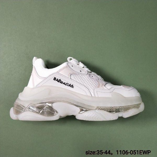 the new new triple-s casual shoes men's and women's sneakers shoes design lmixed color thick low dad shoes large tide, Black
the new new triple-s casual shoes men's and women's sneakers shoes design lmixed color thick low dad shoes large tide, Black