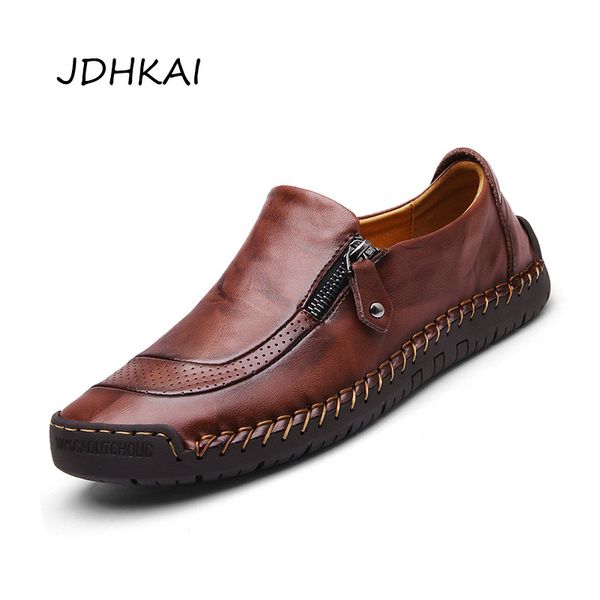 casual leather driving shoes men 2019 autumn new fashion luxury leather men's shoes zipper comfortable moccasins men big size 48, Black
casual leather driving shoes men 2019 autumn new fashion luxury leather men's shoes zipper comfortable moccasins men big size 48, Black