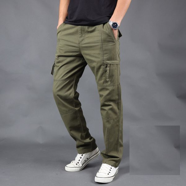spring autumn cargo pants loose khaki cargo pants men casual elastic waist men army green male trousers, Black
spring autumn cargo pants loose khaki cargo pants men casual elastic waist men army green male trousers, Black