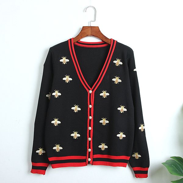 203 2020 spring brand same style sweater fashion prom sweater cardigan women clothes v neck long sleeve dl, White;black
203 2020 spring brand same style sweater fashion prom sweater cardigan women clothes v neck long sleeve dl, White;black