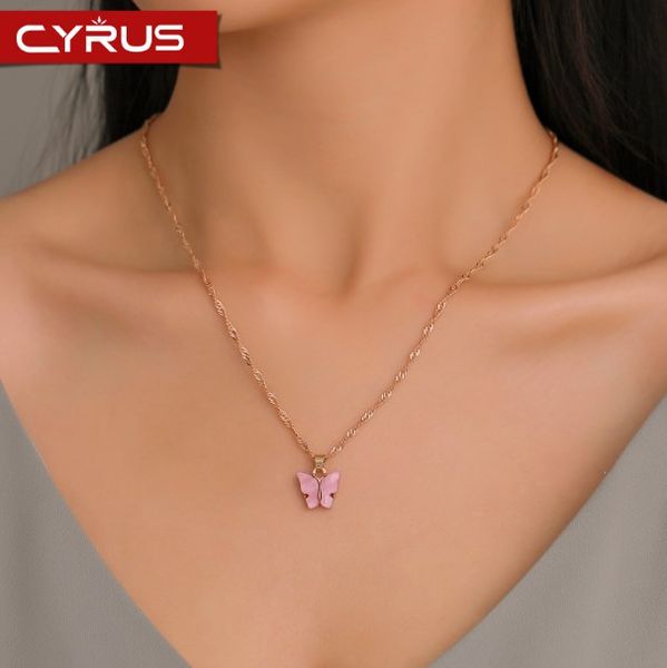 sweet acrylic color butterfly necklace for women long wild clavicle chain pendant refined stylish mujer gift 2020 trendy gold, Silver
sweet acrylic color butterfly necklace for women long wild clavicle chain pendant refined stylish mujer gift 2020 trendy gold, Silver