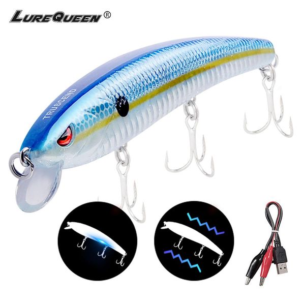 12.5cm 26g jerkbait electric vibration led fishing light attractant lure twitching bait rechargeable lures wobblers minnow bass
12.5cm 26g jerkbait electric vibration led fishing light attractant lure twitching bait rechargeable lures wobblers minnow bass