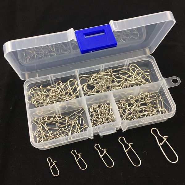 100pcs nice fastlock snap stainless steel fishing duo-lock snaps hooks connector, 2#-6#
100pcs nice fastlock snap stainless steel fishing duo-lock snaps hooks connector, 2#-6#