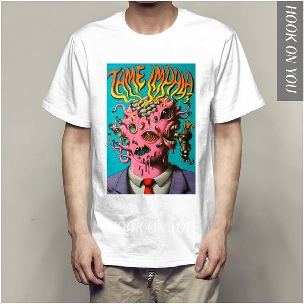 hook on you australia band tame impala tame black antelope man short sleeve t tide section, White;black
hook on you australia band tame impala tame black antelope man short sleeve t tide section, White;black