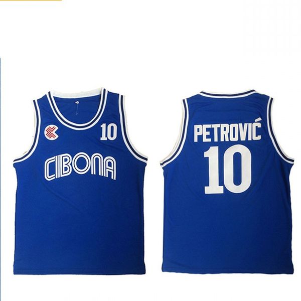 College 10 Drazen Petrovic Jersey Men Basketball University Cibona Zagreb Jerseys Team Blue Breathable For Sport Fans Top Quality On Sale
College 10 Drazen Petrovic Jersey Men Basketball University Cibona Zagreb Jerseys Team Blue Breathable For Sport Fans Top Quality On Sale