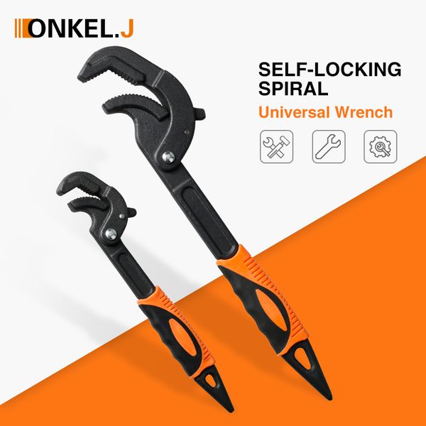 onkel.j 14-30/30-60mm universal key pipe wrench open end spanner set high-carbon steel snap n grip tool plumber multi hand tool
onkel.j 14-30/30-60mm universal key pipe wrench open end spanner set high-carbon steel snap n grip tool plumber multi hand tool