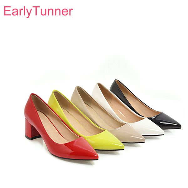 autumn brand new beige comfortable women formal pumps fashion chunky heels office lady nude shoes eh673 plus big size 43, Black
autumn brand new beige comfortable women formal pumps fashion chunky heels office lady nude shoes eh673 plus big size 43, Black