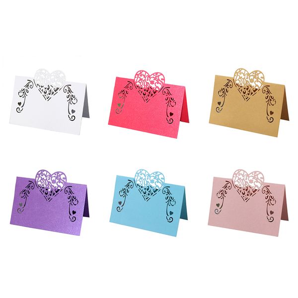 50pcs /set laser cut heart shape table name card place card wedding party decoration favor creative hollow out seat card
50pcs /set laser cut heart shape table name card place card wedding party decoration favor creative hollow out seat card
