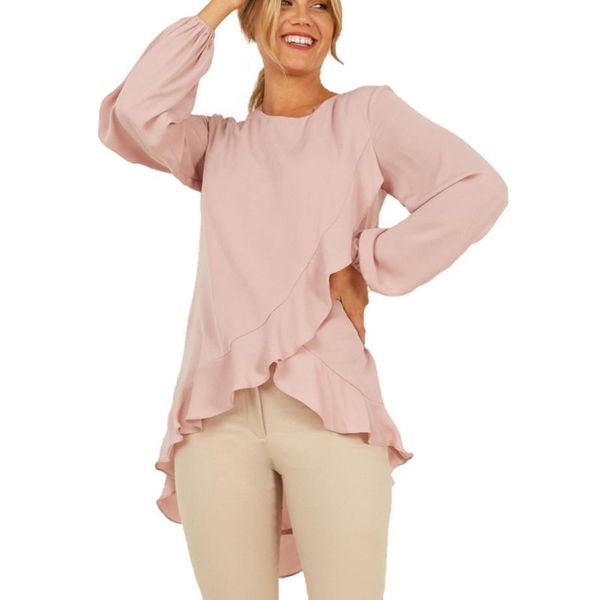повседневный женщины \ 's сыпучие rufflue t-shirt puff с длинным рукавом шифон мода дамы top shirt
повседневный женщины \ 's сыпучие rufflue t-shirt puff с длинным рукавом шифон мода дамы top shirt