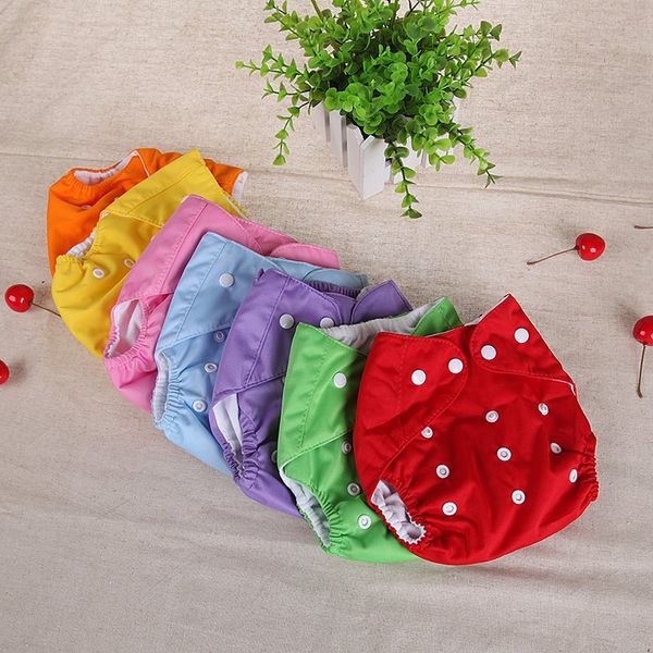 

baby diapers washable reusable nappies grid/cotton training pant cloth diaper 0-3y newborn baby diaper pants