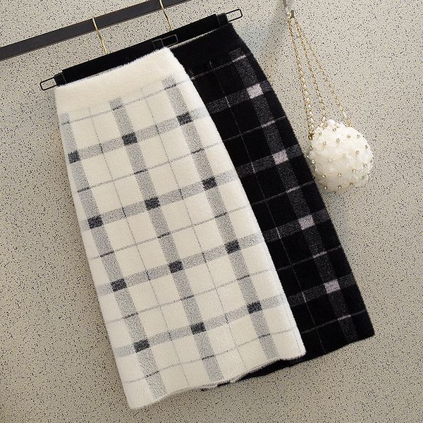 elegant jupe longue femme casual plaid warm thick hip skirt women black vintage split knittes long skirt for women high waist
elegant jupe longue femme casual plaid warm thick hip skirt women black vintage split knittes long skirt for women high waist