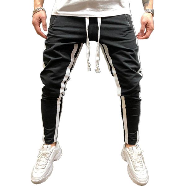 men's sweatpants side stripe hip hop track pants street wear skinny jogger sweatpants elastic waist male casual trousers 3xl, Black
men's sweatpants side stripe hip hop track pants street wear skinny jogger sweatpants elastic waist male casual trousers 3xl, Black