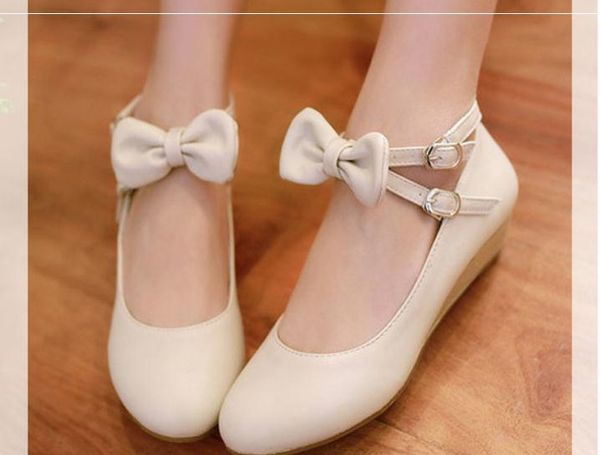 2019 bowknot women's shoes in spring and autumn with new style slope heel round head@157, Black
2019 bowknot women's shoes in spring and autumn with new style slope heel round head@157, Black