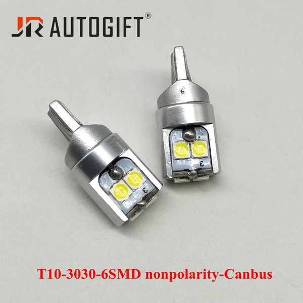 new arrival 50pcs auto styling white t10 3030 6led nonpolarity canbus high power 3030 t10 led bulb car parking light dome light
new arrival 50pcs auto styling white t10 3030 6led nonpolarity canbus high power 3030 t10 led bulb car parking light dome light