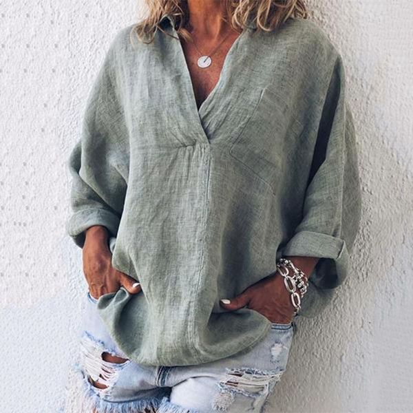 elegant cross v neck women blouse and spring summer cotton and linen shirts female 3/4 sleeve blusas casual ladies clothing, White
elegant cross v neck women blouse and spring summer cotton and linen shirts female 3/4 sleeve blusas casual ladies clothing, White