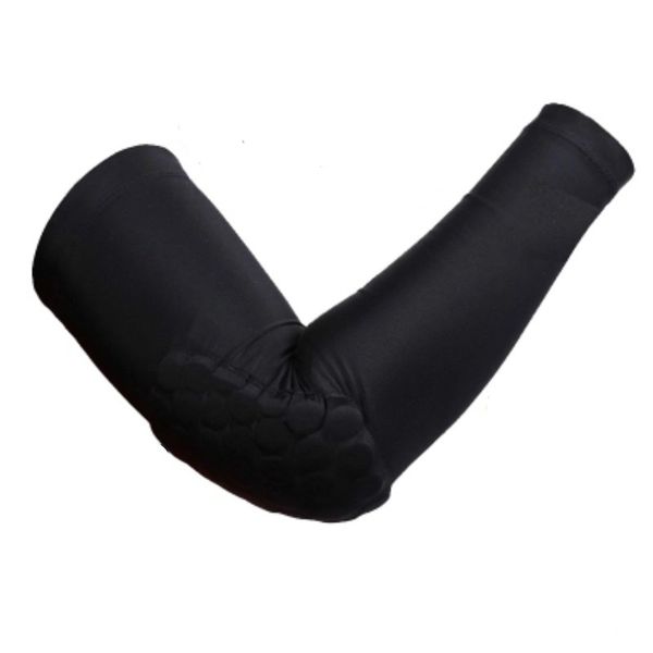 professional breathable sports honeycomb long elbow support brace pad protector sport basketball arm sleeve sports warmers, Black;gray
professional breathable sports honeycomb long elbow support brace pad protector sport basketball arm sleeve sports warmers, Black;gray
