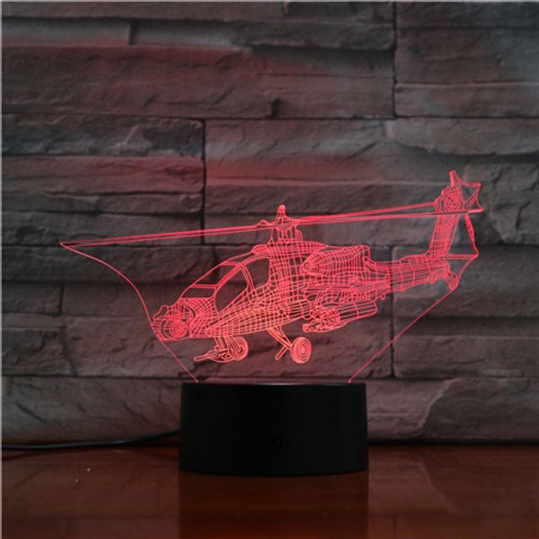 usb 3d led night light agusta a129 mangusta helicopter model illusion fighter decorative light warplane plane table lamp bedside
usb 3d led night light agusta a129 mangusta helicopter model illusion fighter decorative light warplane plane table lamp bedside