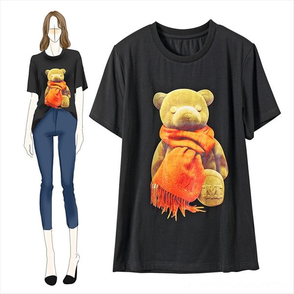 neon tide 20327 shop women's 2020 little bear mercerized cotton temperament t-shirt women's short sleeve t-shirt mercerized cotton, White
neon tide 20327 shop women's 2020 little bear mercerized cotton temperament t-shirt women's short sleeve t-shirt mercerized cotton, White